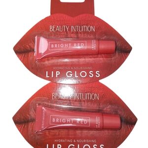 No Boundaries Bright Red Lip Gloss